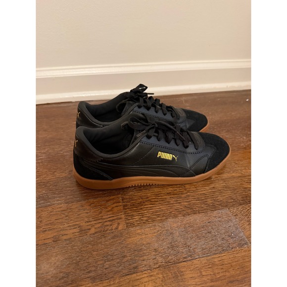 Puma Shoes - Black on Black Puma Club 5v5 Lux Lace Up Sneakers Sz 9.5M